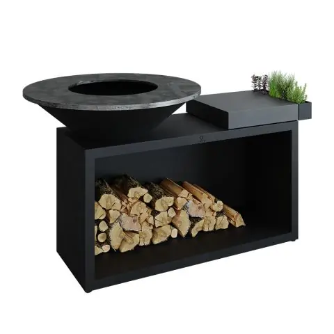 OFYR Island Black 100 CD Grillbord Premium